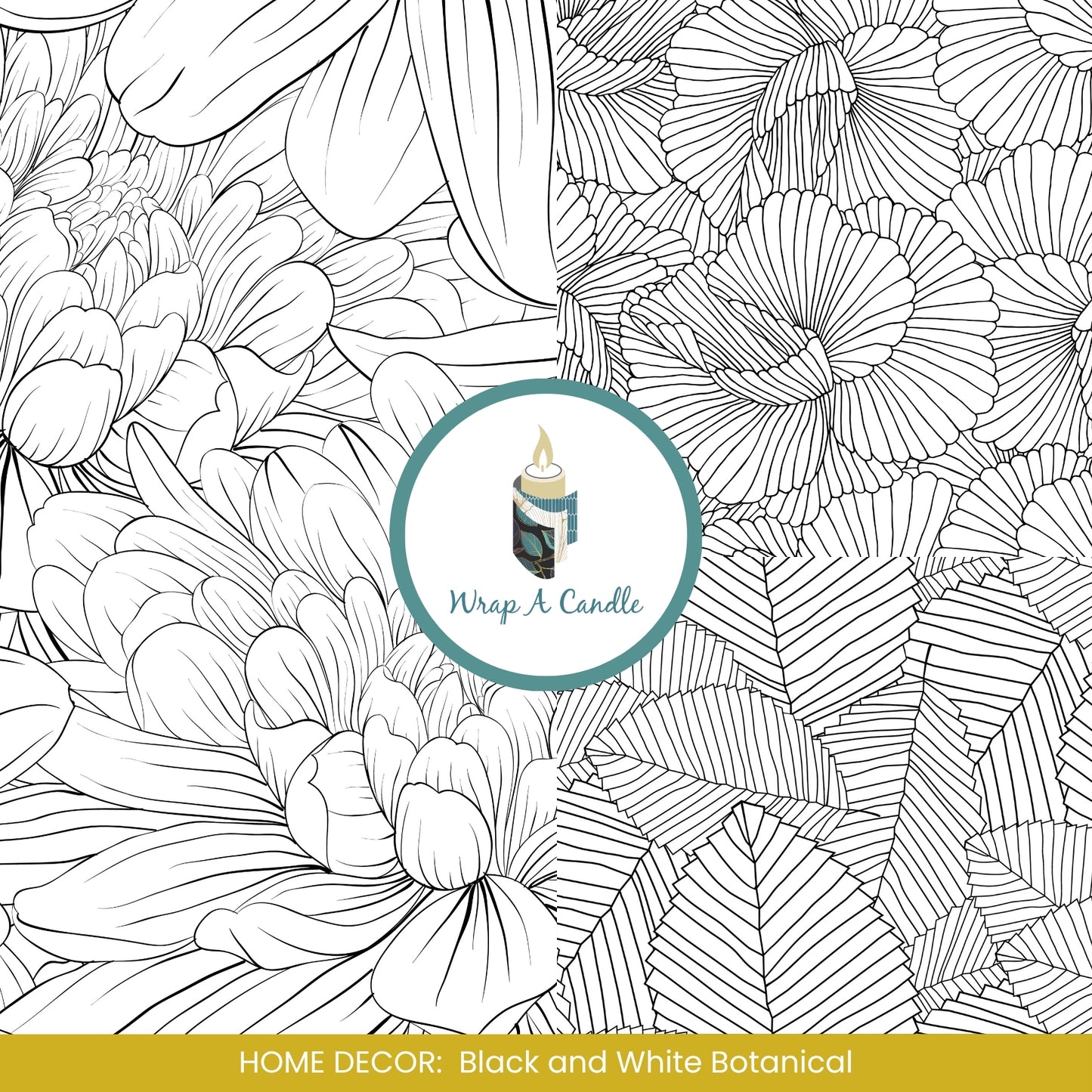 Black and White Botanical