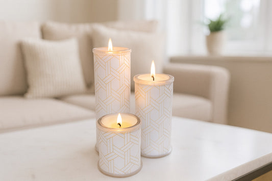Wrap A Candle Set – Warm Neutrals | Reusable Candle System
