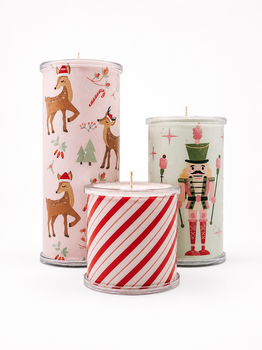 Retro Pink Holiday Wrap