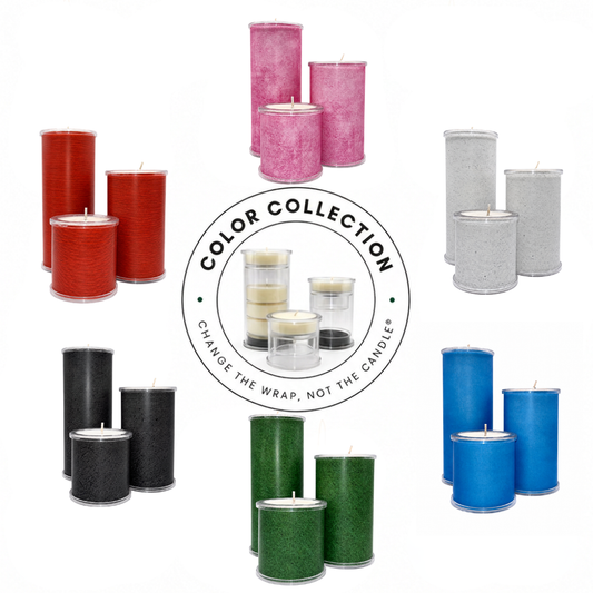 Color Collection – Reusable Wrap A Candle® Set