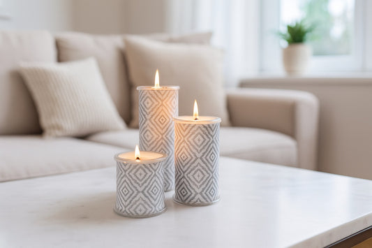 Wrap A Candle Set – Cool Neutrals | Reusable Candle System
