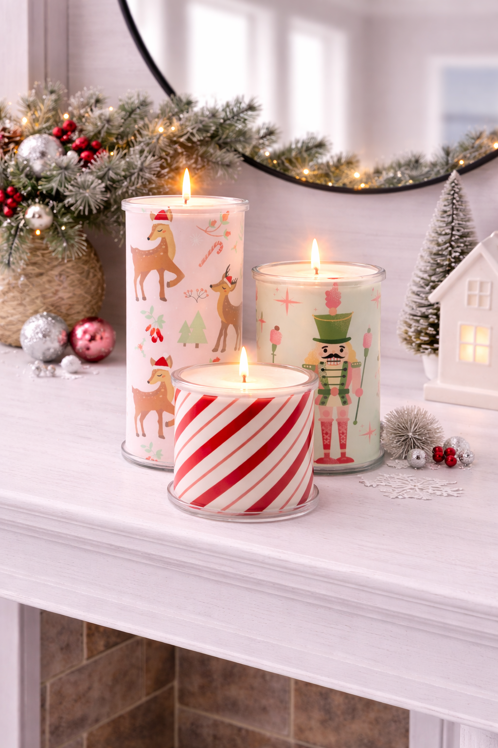 Retro Pink Holiday Wrap