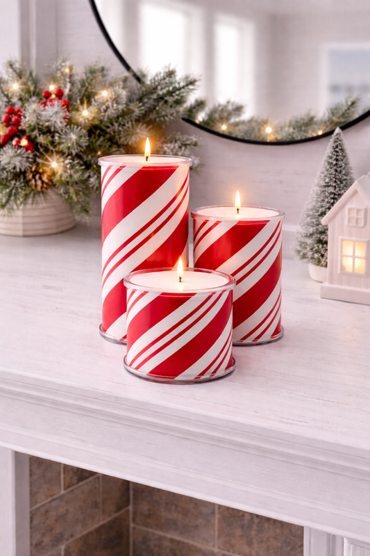 Candy Cane Christmas Wrap