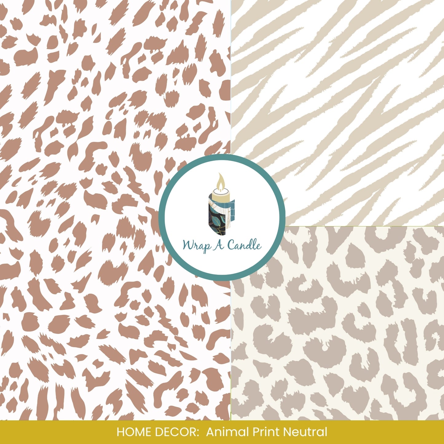 Animal Print Neutral Wrap